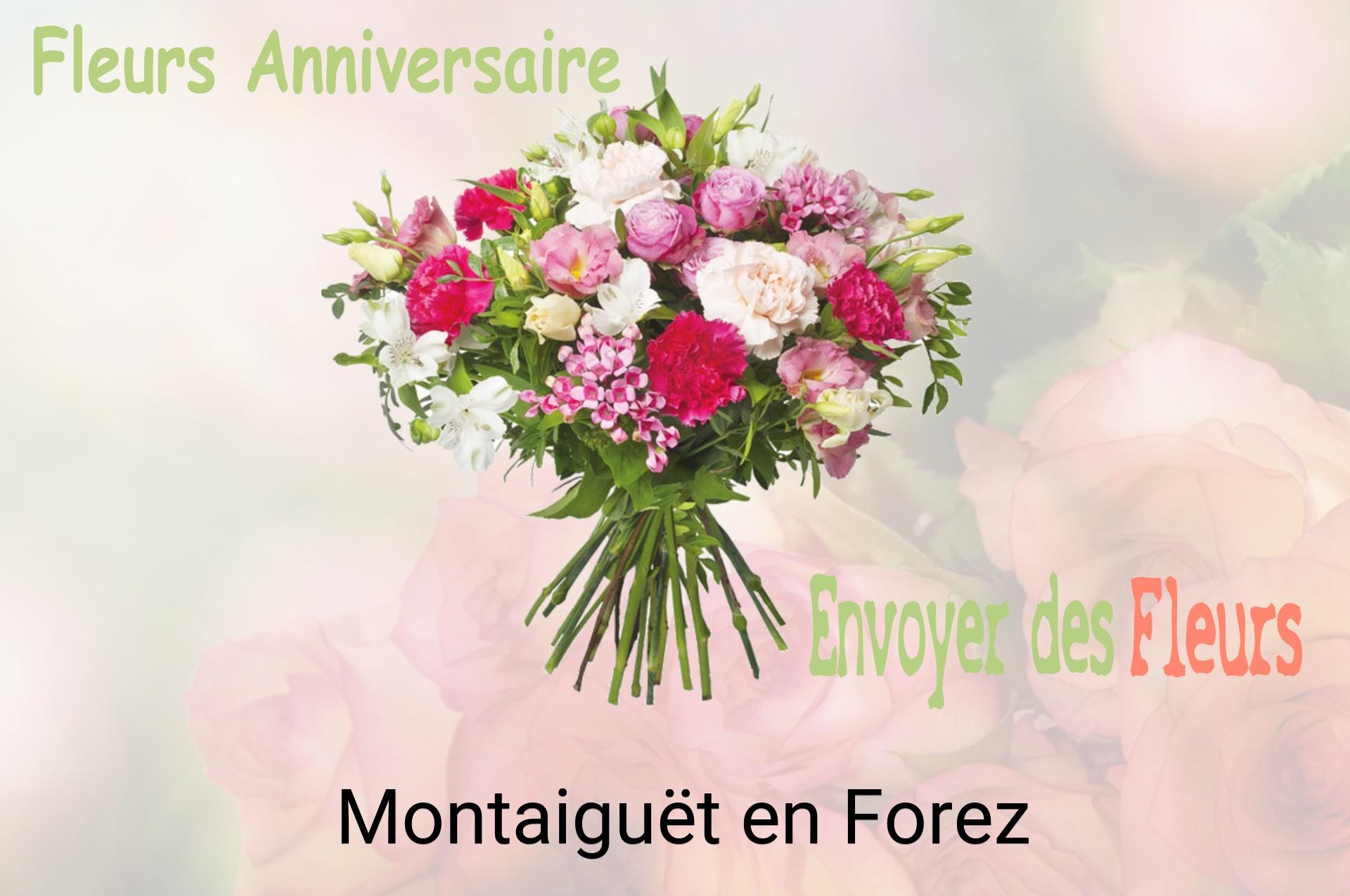 Bouquet de fleurs d’anniversaire livré à Montaiguët-en-Forez