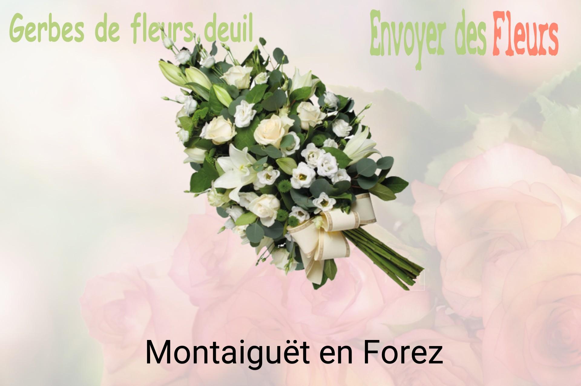 Gerbe de fleurs de deuil livrée à Montaiguët-en-Forez